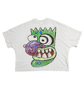 Billionaire Studios Hypno Eggplant White Tee