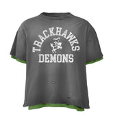 Bravest Studios Trackhawk Double Layer Tee Grey/Green