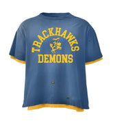 Bravest Studios Trackhawk Tee Washed Blue/Yellow