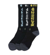 Chrome Hearts 3pk Socks