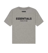 Essentials Dark Oatmeal Velvet Tee