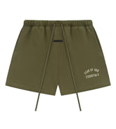 Essentials Fleece Soccer Short Military