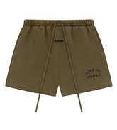 Essentials Fleece Soccer Short Olive