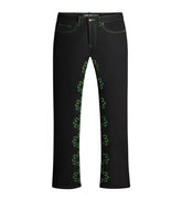 Lost Shdws Outline Denim Pant Black/Green