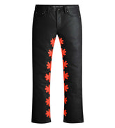 Lost Shdws Wax Pant Black/Red