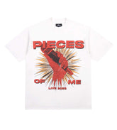 Pieces World Jam Tee Cream