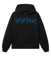 Revenge Xxxtentacion Lightning Heartbreak Hoodie Black/Blue