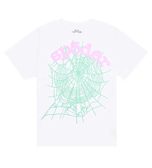 Sp5der Women's OG Web Baby Tee White