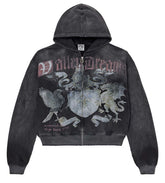 Vale Forever Vendetta Zip Up Hoodie Black