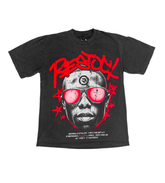 Restock AR 'Face' Slate Grey Tee