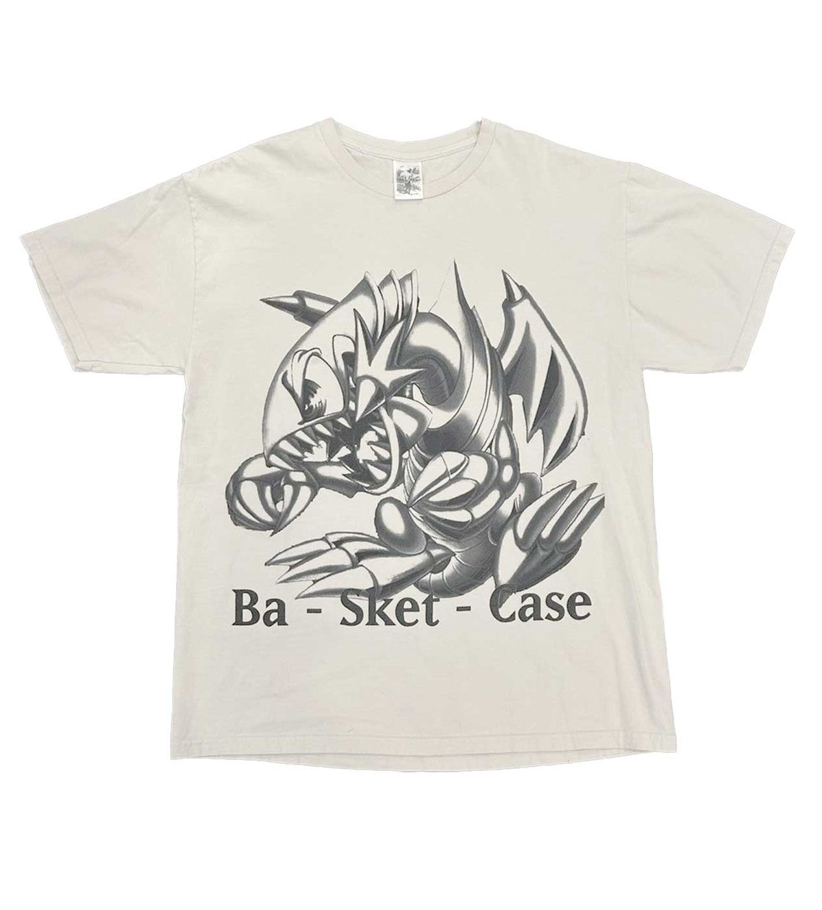 Basketcase Blue-Eyes White Dragon Toon Tee Tan