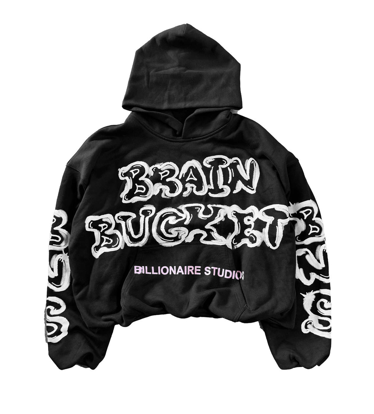 Billionaire Studios Brain Bucket Black Hoodie
