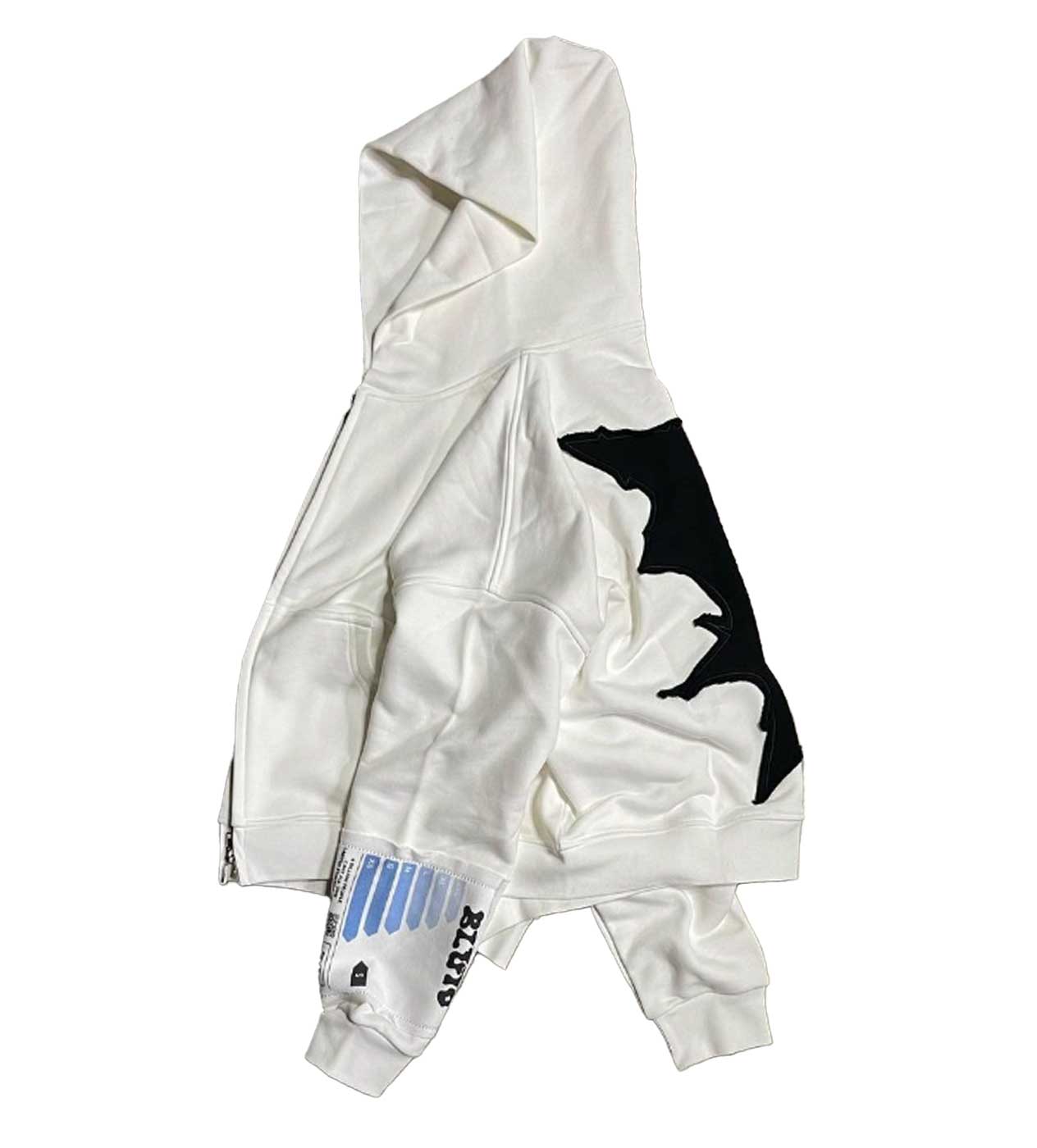 Billionaire Studios Bluto White Zip Up Hoodie