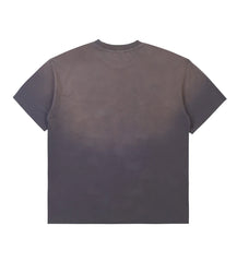 Boredom Kills Scream Studded Tee Grey