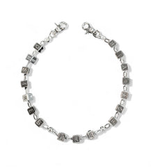 Bottega Desires Dice Game Wallet Chain Silver