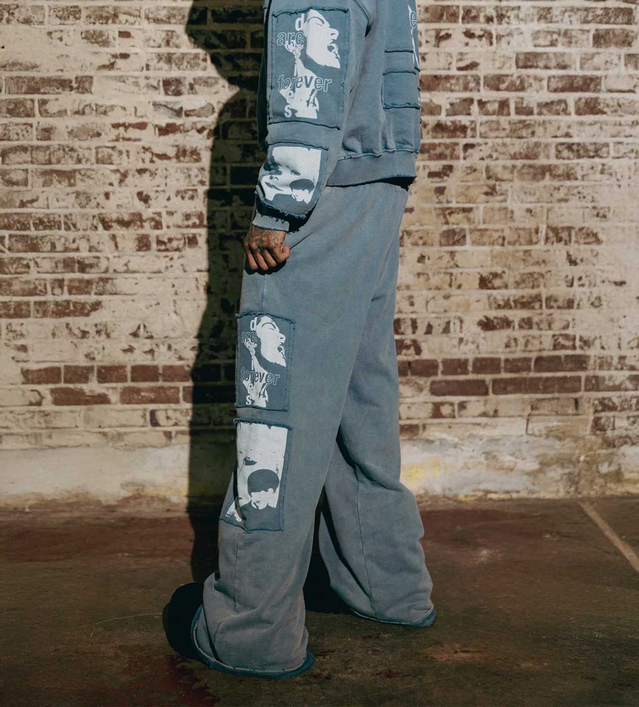 Matiere De Desirs Encore Sweatpants Blue