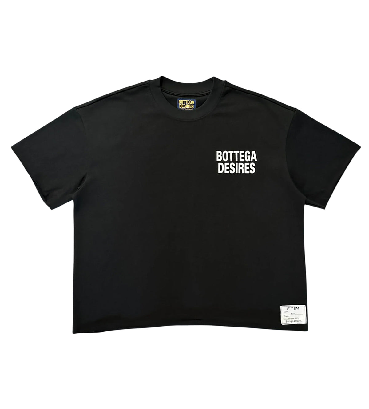 Bottega Desires F*** Em Tee Black