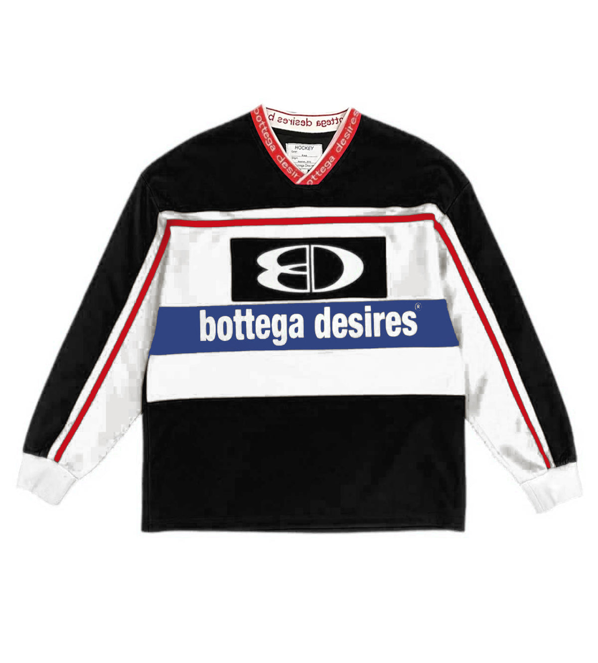 Bottega Desires Hockey Jersey Black