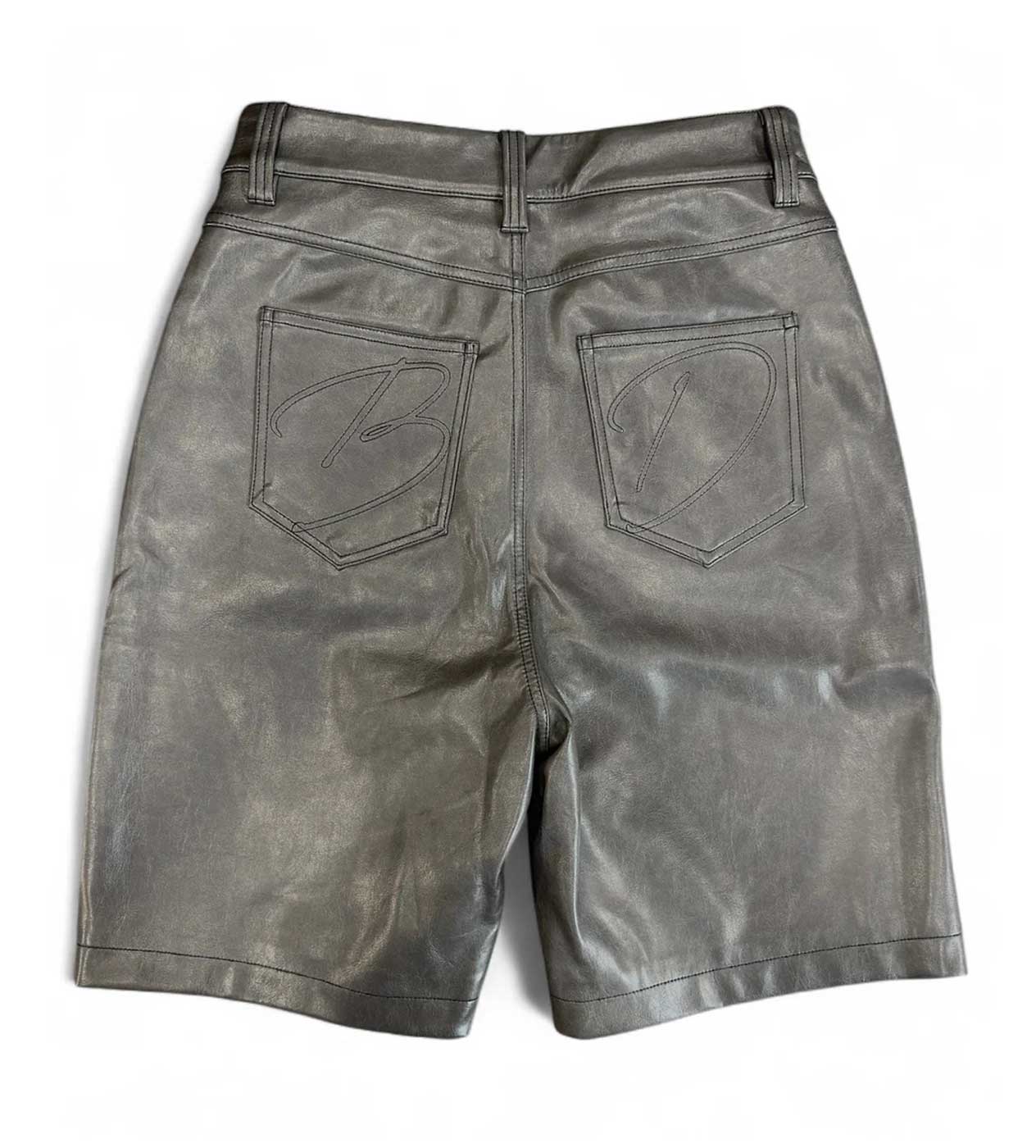 Matiere De Desirs Leather Shorts Black
