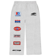 Bottega Desires Patches Sweatpants Grey