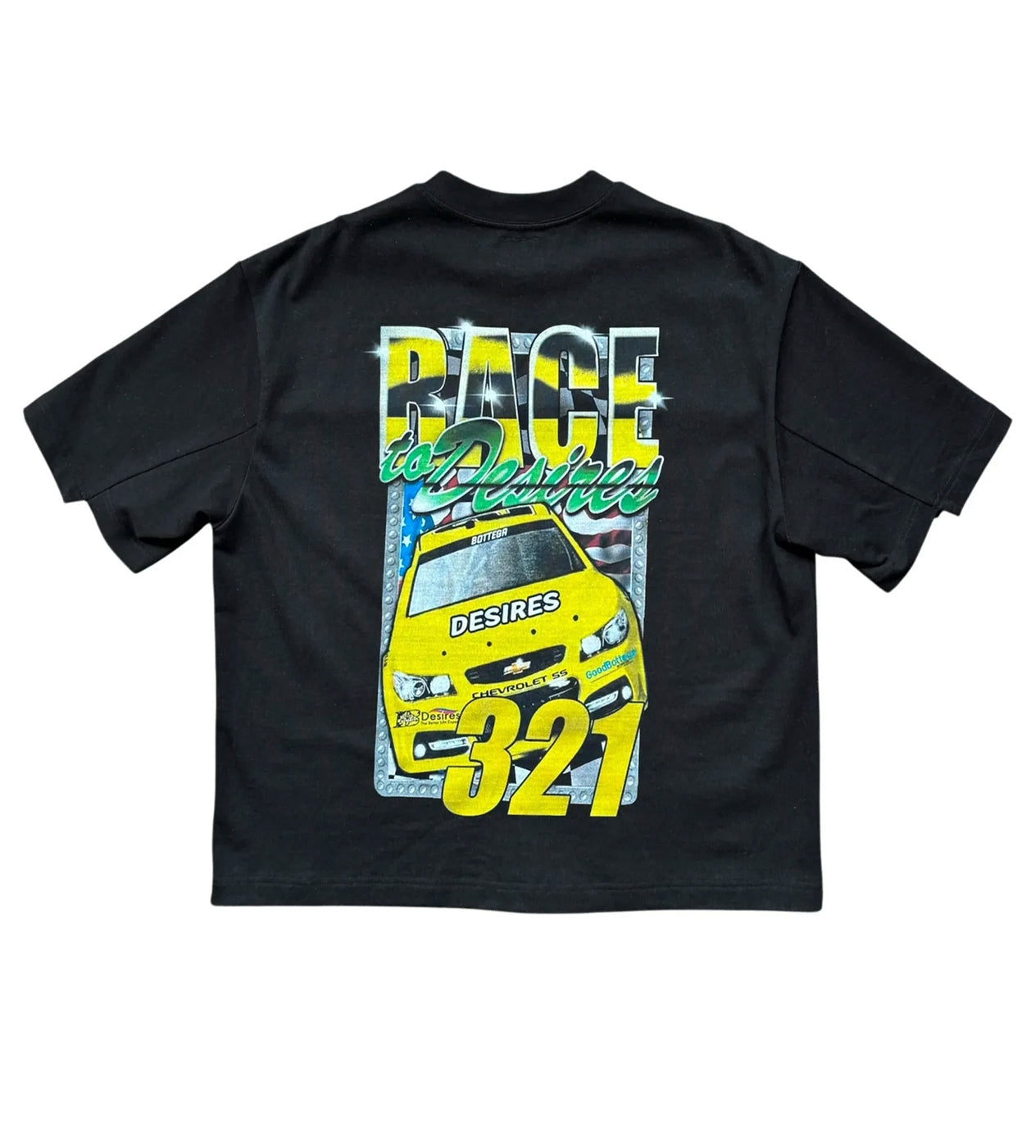 Bottega Desires Race Tee Black