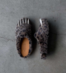 Bravest Studios Bear Claw Mule Dark Leopard Print