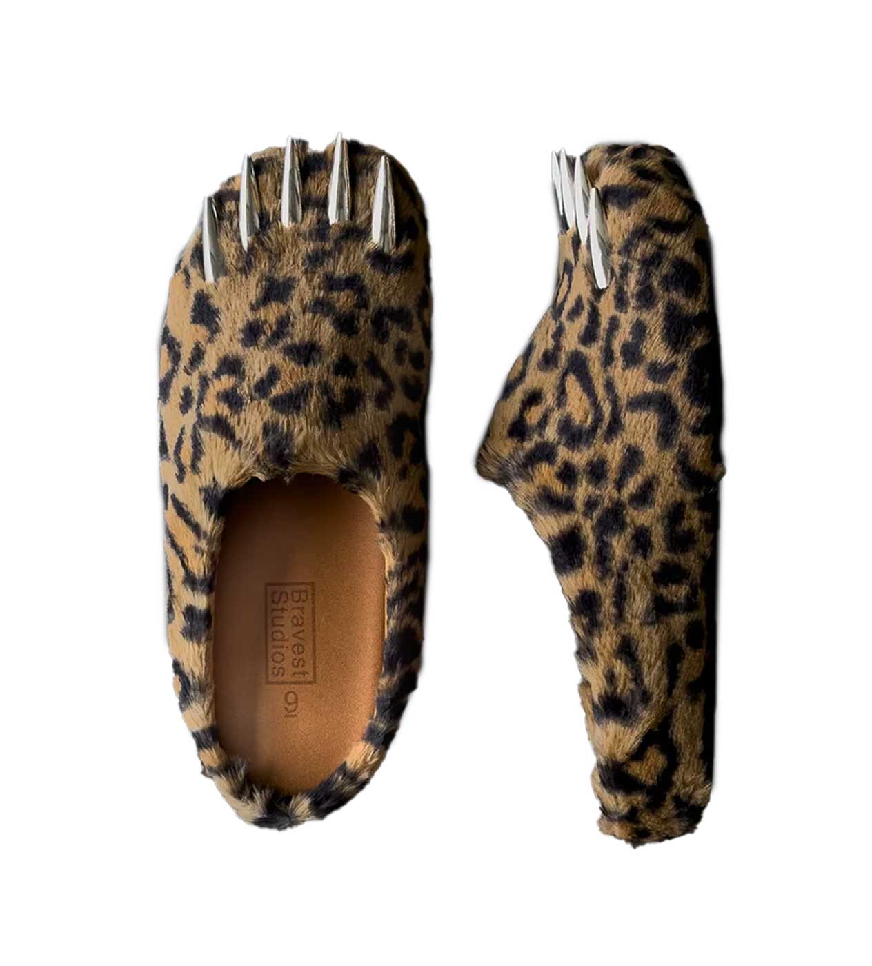 Bravest Studios Bear Claw Mule Leopard Print
