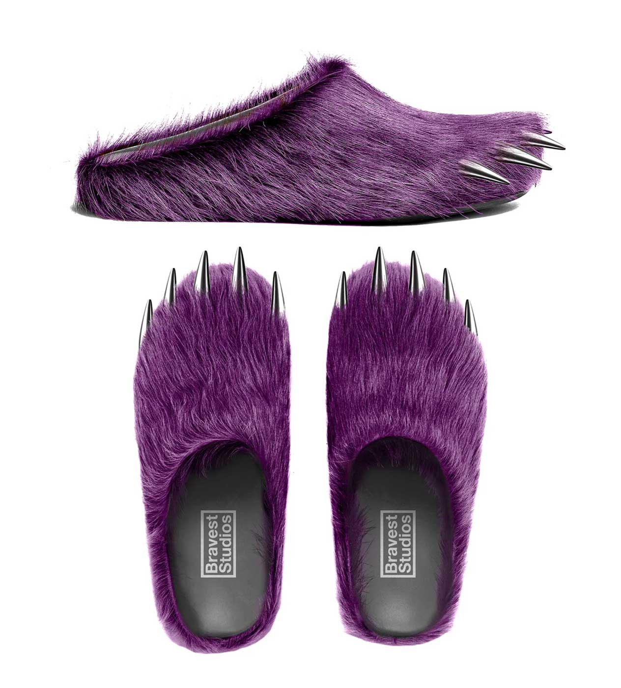 Bravest Studios Bear Claw Mule Purple
