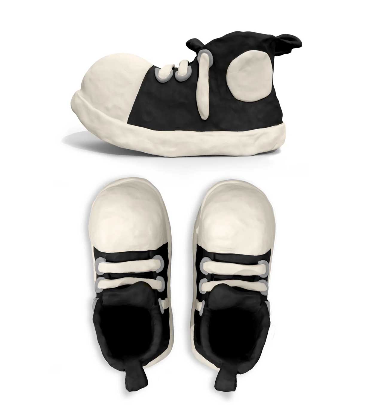 Bravest Studios Clay Shoes Black