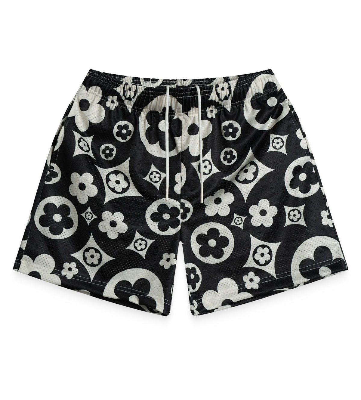 Bravest Studios Flower Shorts Black