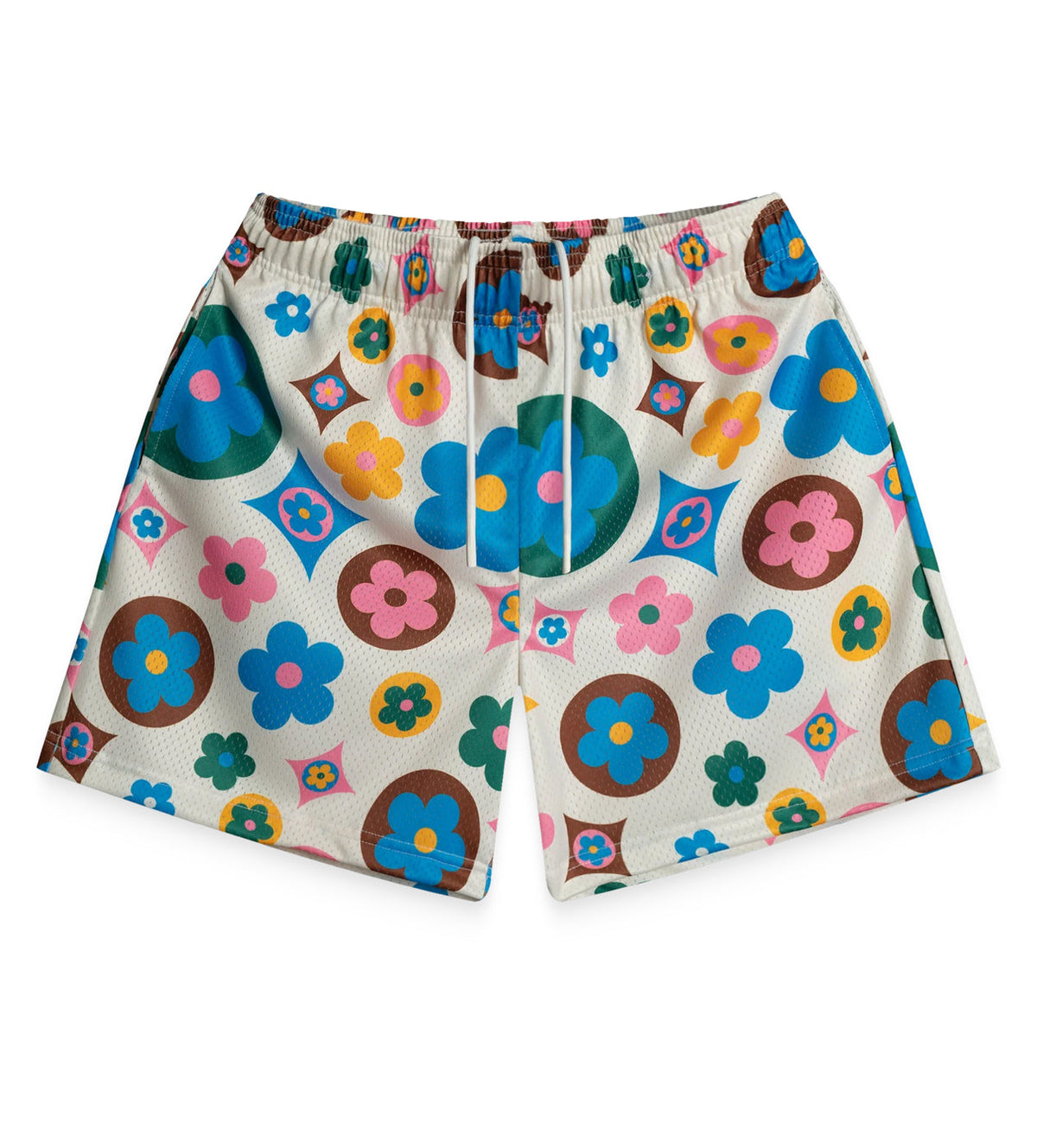 Bravest Studios Flower Shorts Cream