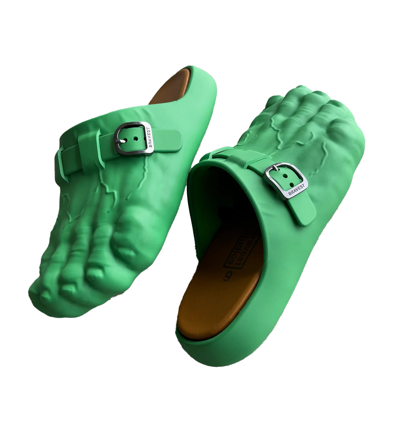 Bravest Studios Foot Clogs Green