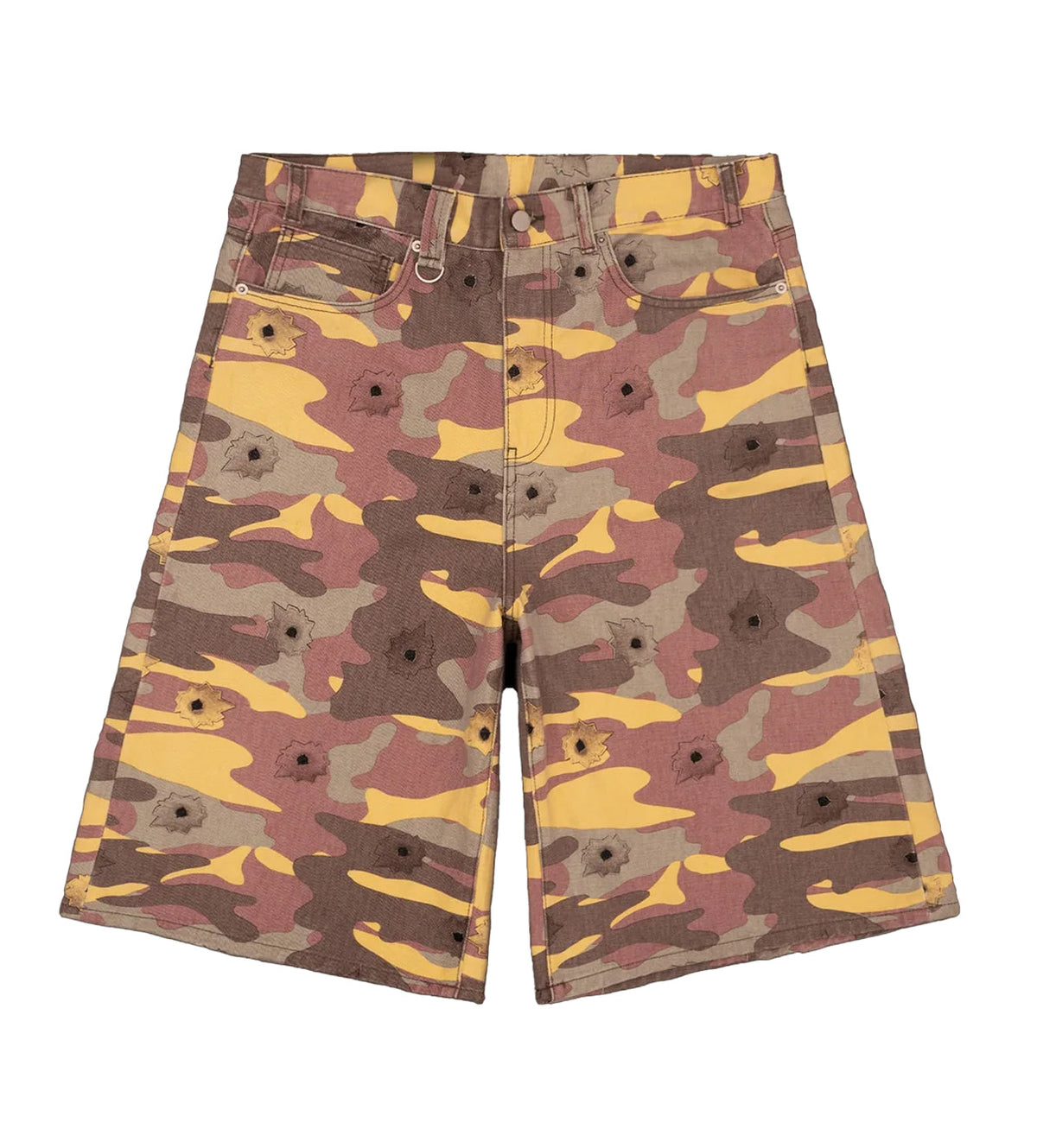 Bravest Studios Paris Camo Jort Maroon