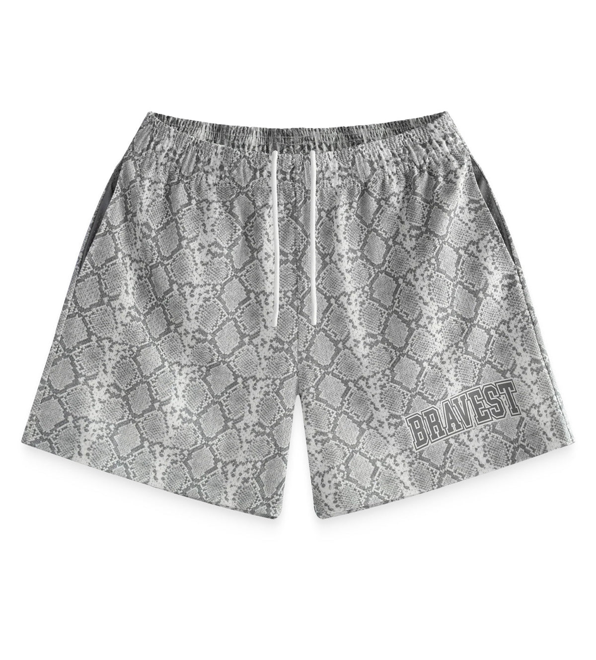 Bravest Studios Snakeskin Shorts Grey