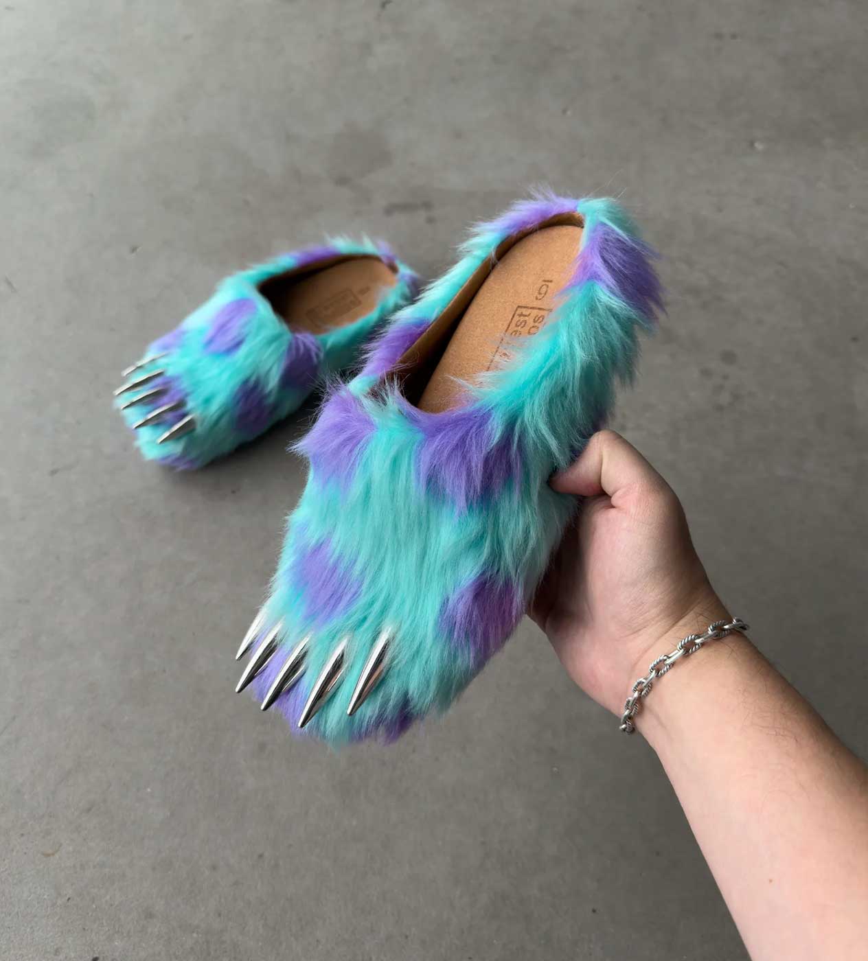 Bravest Studios Monster Spot Bear Claw Mule Teal