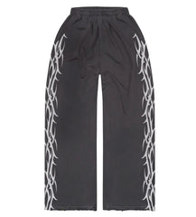 Bravest Studios Tribal Baggy Denim Sweatpants Black