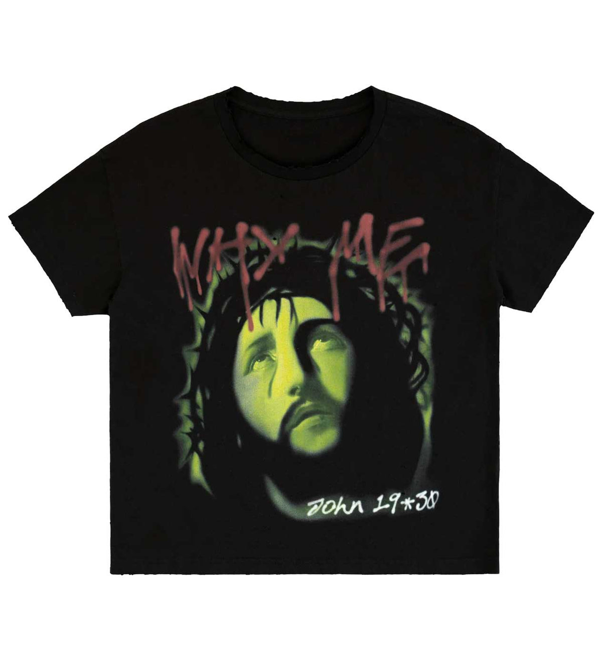 Bravest Studios Why Me Jesus Tee Black