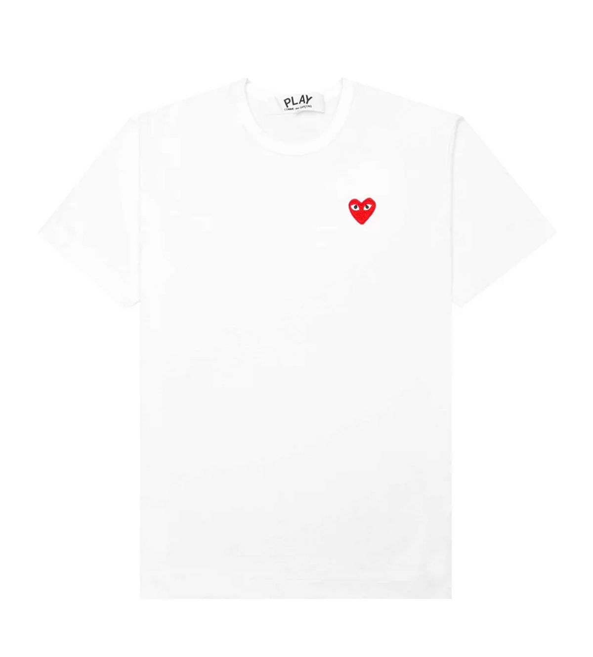 CDG White Small Heart T-Shirt