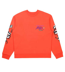 Chrome Hearts Matty Boy Spark the Heart Crewneck Red