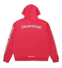 Chrome Hearts Scroll Hoodie Red