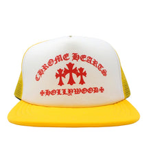 Chrome Hearts Yellow Trucker Cap