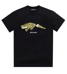 Palm Angels Croco Tee Black
