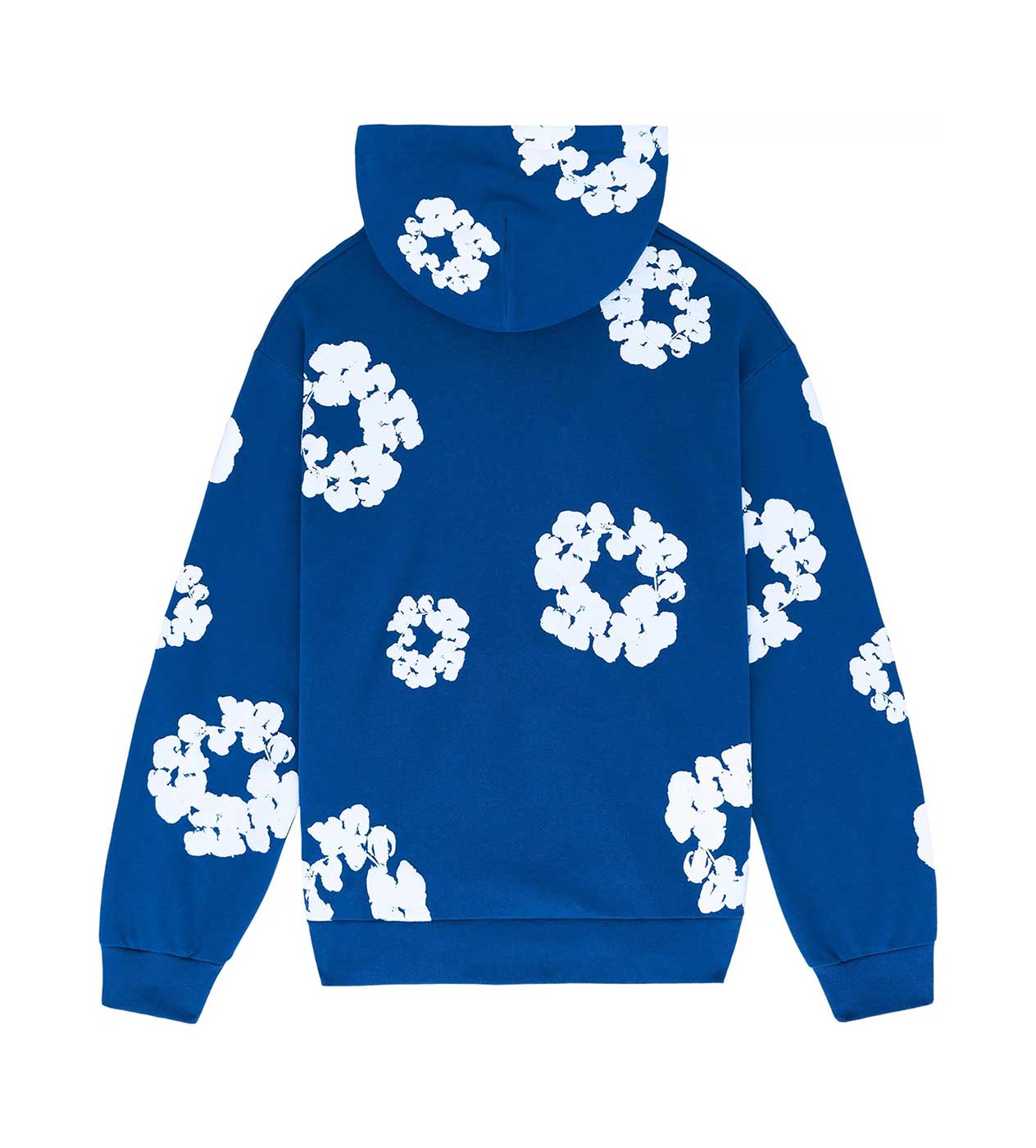 Denim Tears Blue Cotton Wreath Hoodie