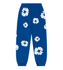 Denim Tears Blue Cotton Wreath Sweatpants