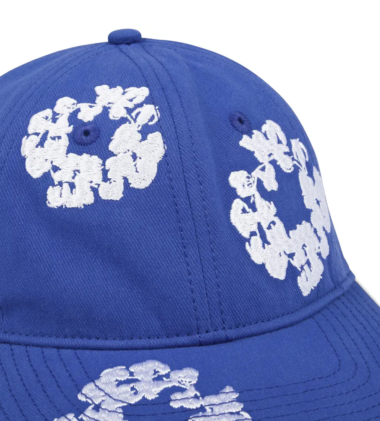 Denim Tears Cotton Wreath Dyed Cap Blue