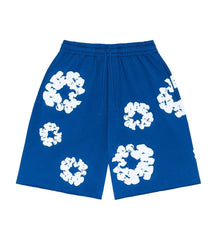 Denim Tears Cotton Wreath Shorts Blue