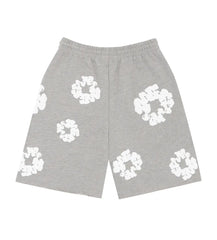 Denim Tears Cotton Wreath Shorts Grey