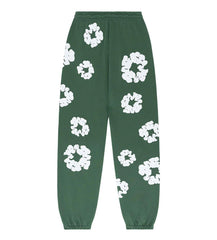 Denim Tears Cotton Wreath Sweatpants Green