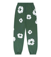 Denim Tears Cotton Wreath Sweatpants Green