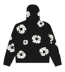 Denim Tears Cotton Wreath Zip up Hoodie Black